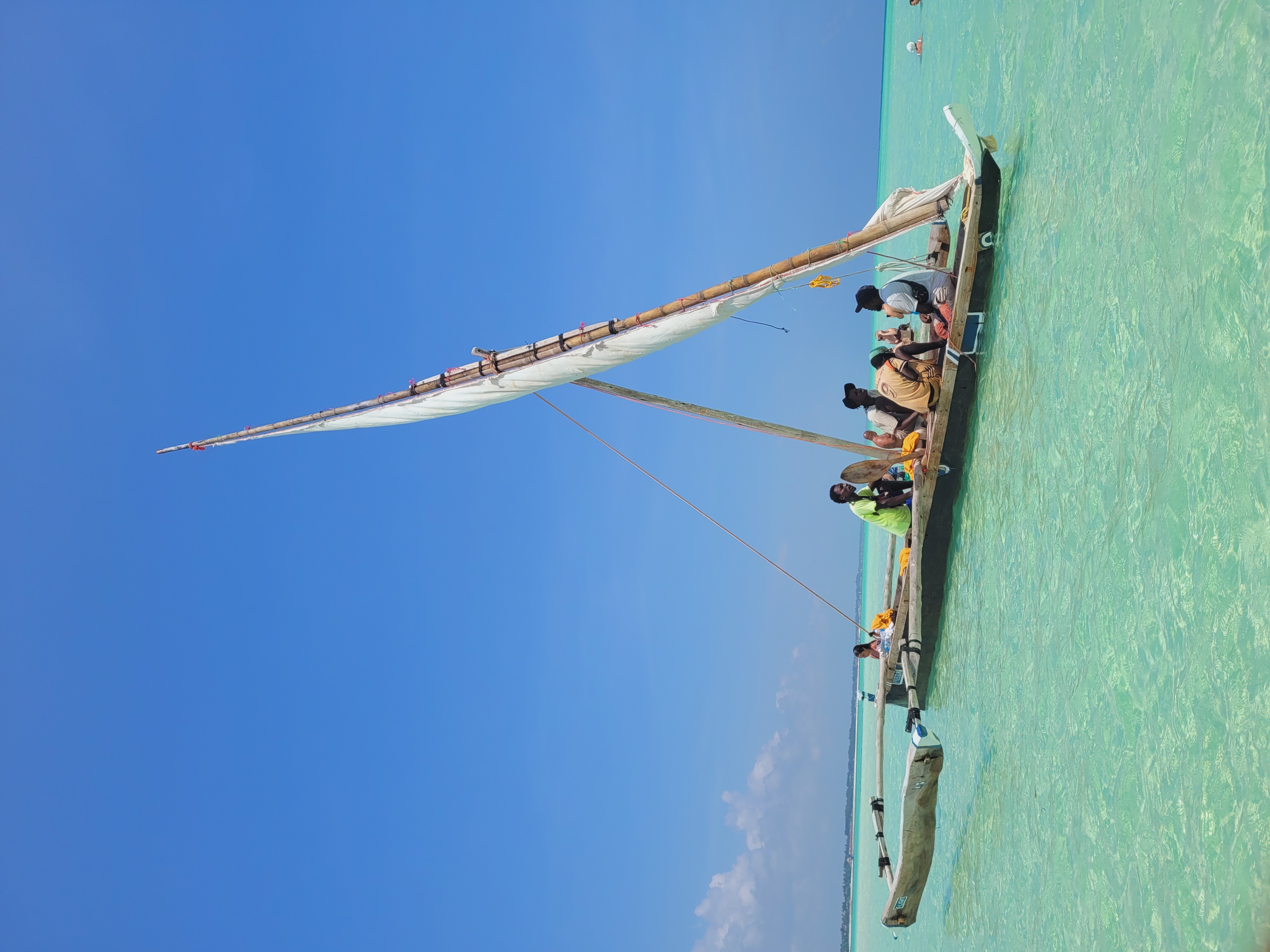 Sailing in Zanzibar